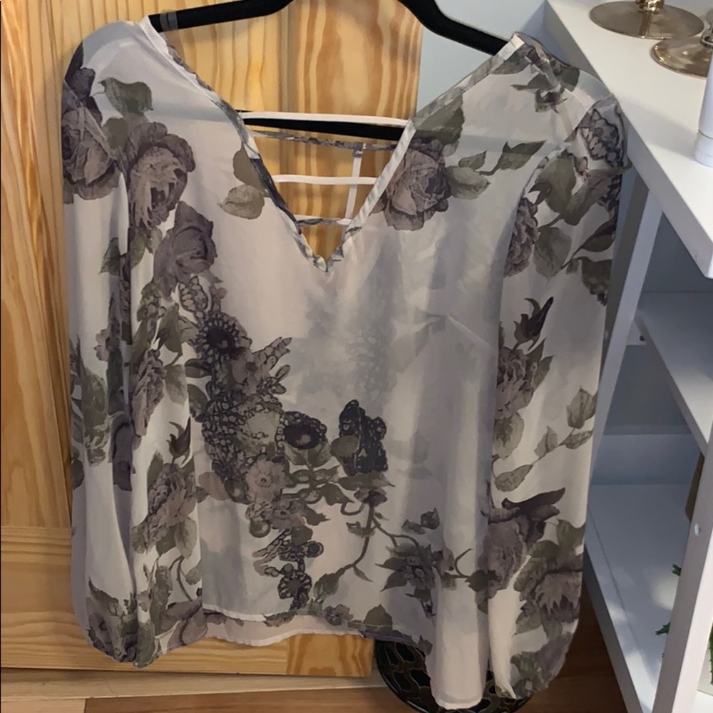 Flowery blouse